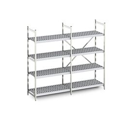 Aluminium Frame with Polymer Shelving