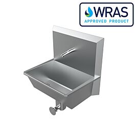 Knee Push Operated Hand Wash Station Sink - One Station